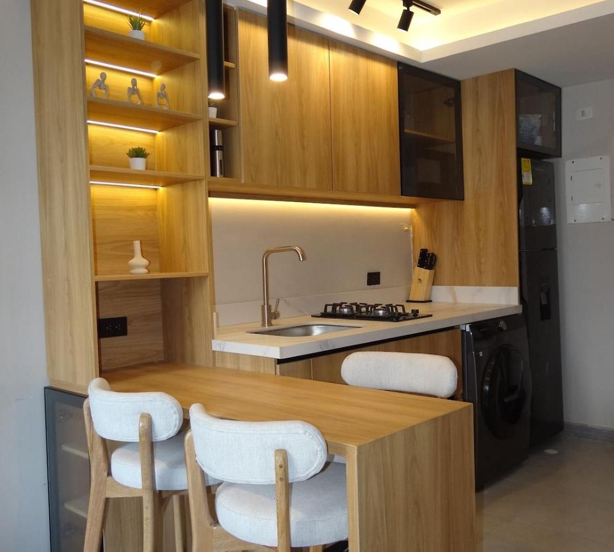 Apto Chic Con Ac 3 Hab 2 Baños Cerca Al Mar Apartamento *
